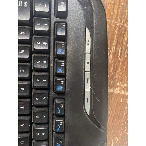 Logitech EX110 Cordless Desktop Wireless Keyboard No USB Receiver USED - Picture 6 of 12